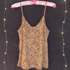 Cheetah Cami Top